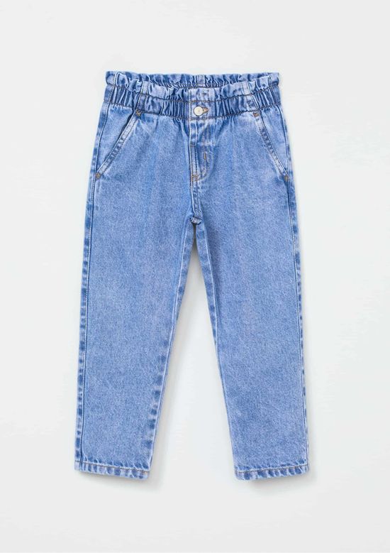 Foto do produto: Calça Jeans Baggy Infantil Menina Toddler - Azul