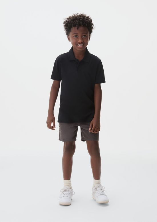 Foto do produto: Bermuda Infantil Menino Em Sarja - Cinza