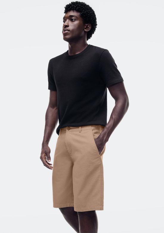 Foto do produto: Bermuda Masculina Chino Texturizada - Bege