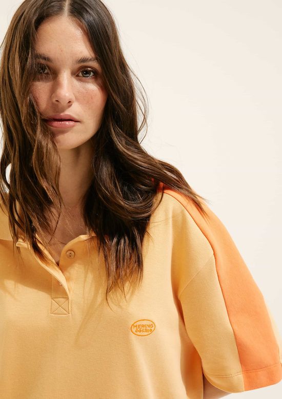 Foto do produto: Camisa Polo Com Bordado Hering + Cosmo - Laranja