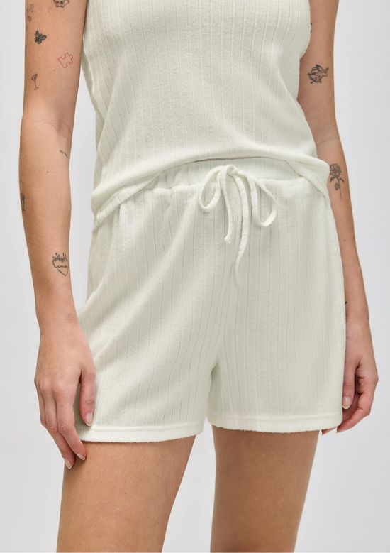 Foto do produto: Shorts Feminino Com Cordão - Off white
