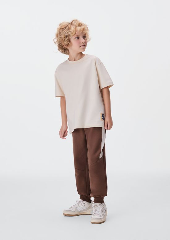 Foto do produto: Calça Jogger Infantil Menino - Marrom