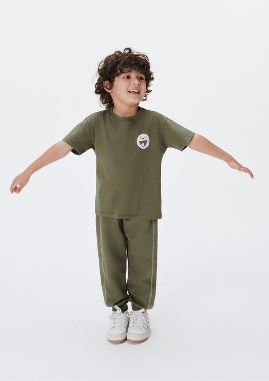 Foto do produto: Conjunto Infantil Menino Toddler Com Estampa - Verde