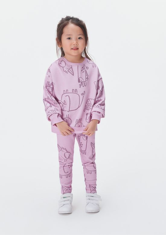 Foto do produto: Conjunto Infantil Menina Toddler Estampado - Rosa