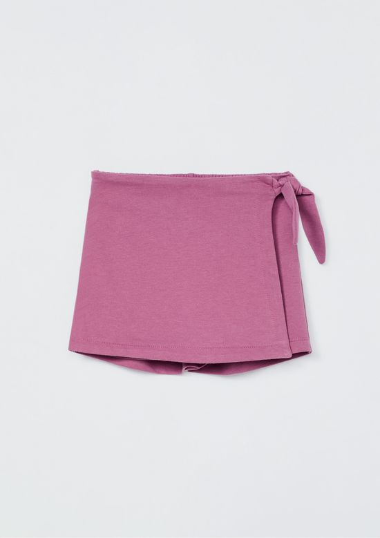 Foto do produto: Shorts Saia Infantil Menina Toddler Com Amarração - Lilás