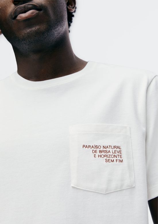 Foto do produto: Camiseta Masculina Comfort Super Cotton Com Estampa - Branco