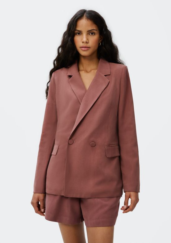 Foto do produto: Blazer Feminino Transpassado - Marrom