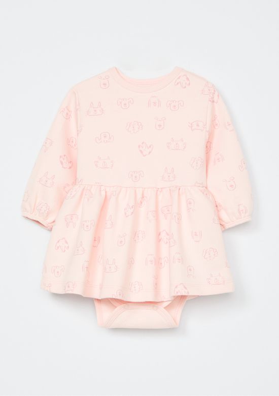 Foto do produto: Vestido Body Bebê Estampado - Rosa