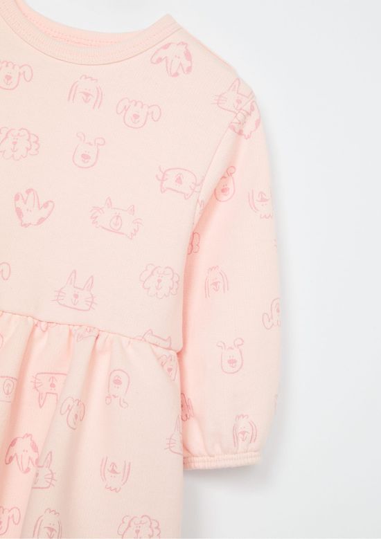 Foto do produto: Vestido Body Bebê Estampado - Rosa