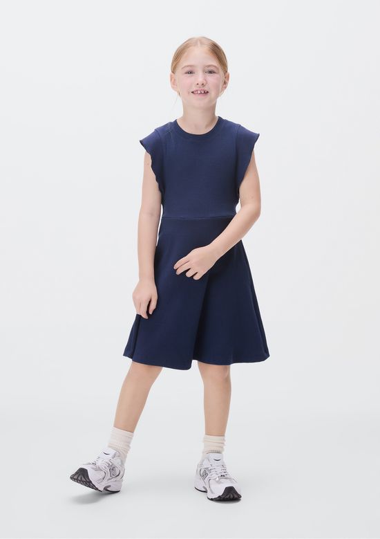 Foto do produto: Vestido Curto Infantil Com Babados - Azul