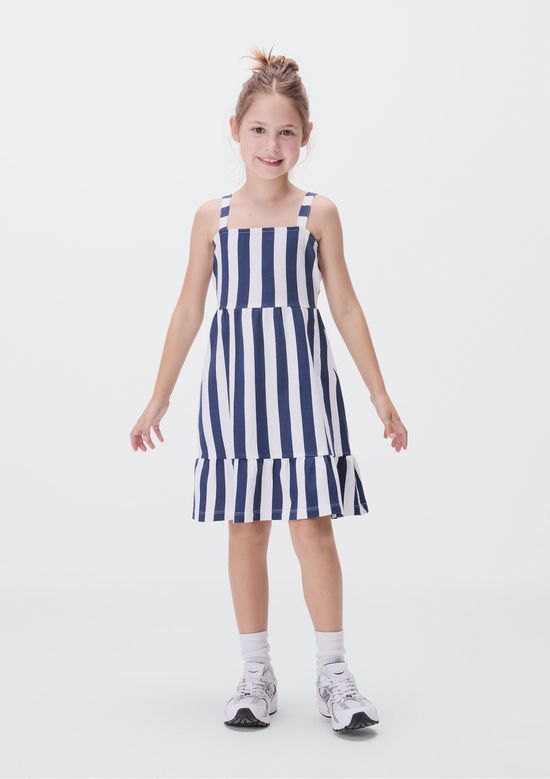 Foto do produto: Vestido Curto Infantil Infantil Estampado - Azul