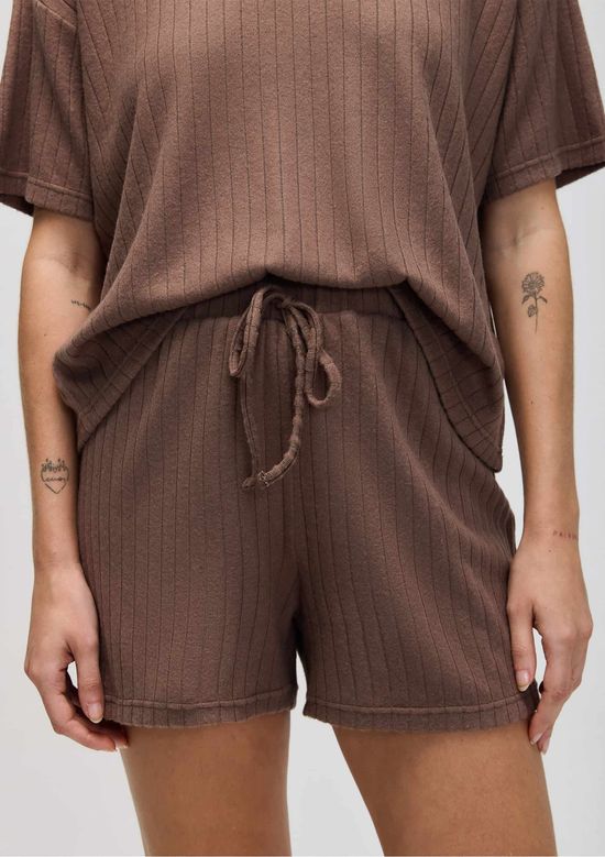 Foto do produto: Shorts Feminino Com Cordão - Marrom