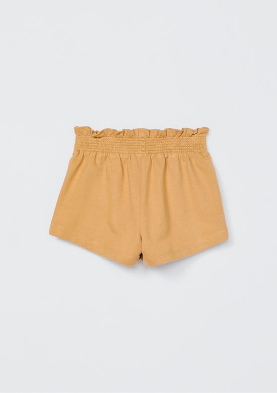 Foto do produto: Shorts Infantil Menina Toddler Em Moletom - Amarelo