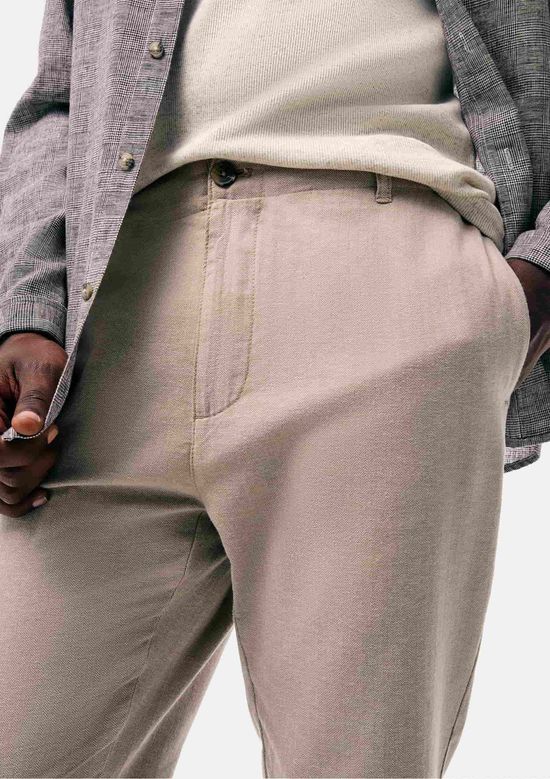 Foto do produto: Calça Masculina Reta Texturizada - Bege