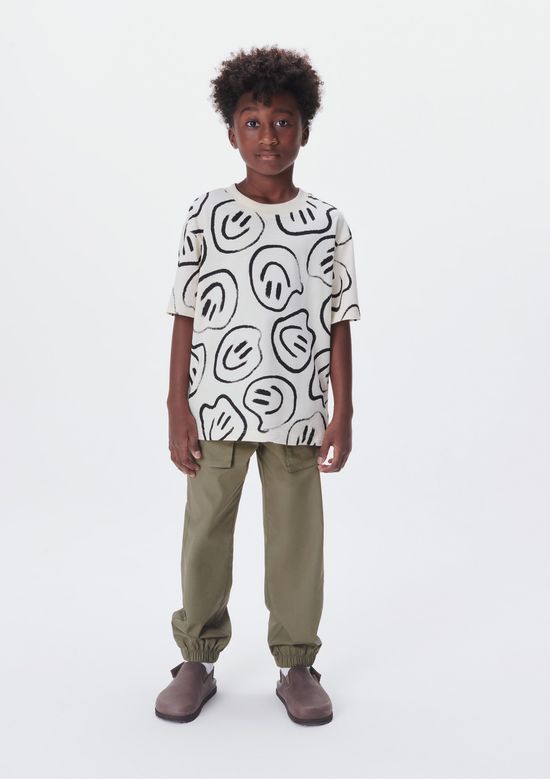 Foto do produto: Calça Jogger Infantil Menino Texturizada - Verde
