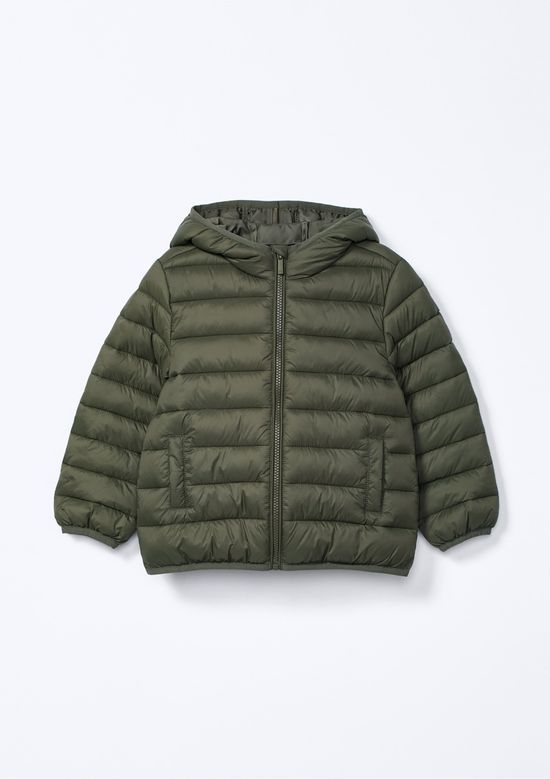 Foto do produto: Jaqueta Puffer Infantil Unissex Com Capuz - Verde