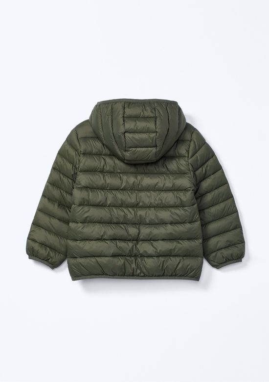 Foto do produto: Jaqueta Puffer Infantil Unissex Com Capuz - Verde