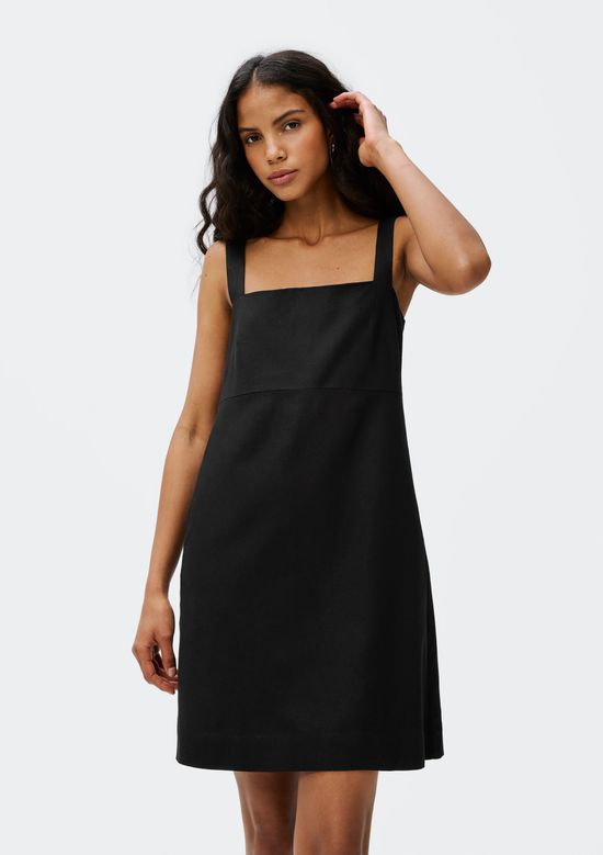 Foto do produto: Vestido Curto Decote Quadrado - Preto