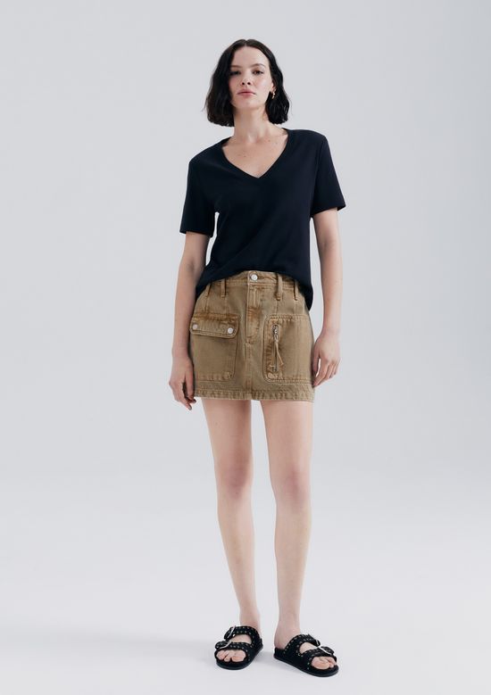 Foto do produto: Blusa Feminina Decote V - Preto