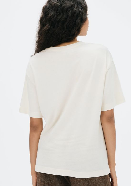 Foto do produto: Camiseta Classic Feminina Manga Curta Oversized - Off white
