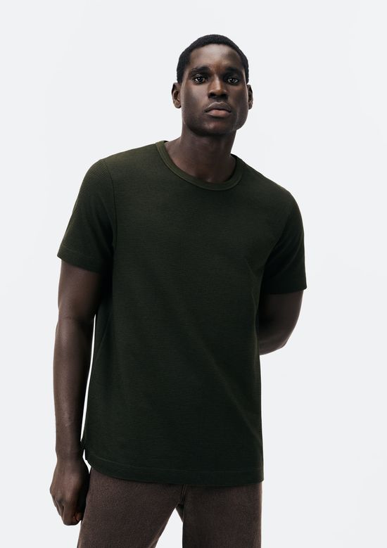 Foto do produto: Camiseta Masculina Comfort Texturizada - Verde