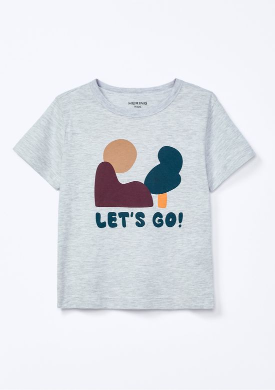 Foto do produto: Camiseta Infantil Menino Toddler Com Estampa - Cinza