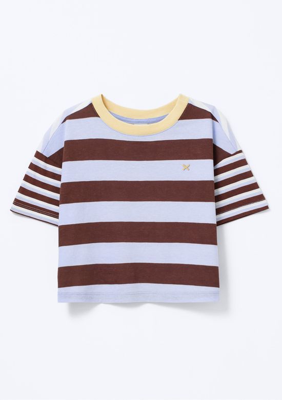 Foto do produto: Blusa Infantil Menina Ampla Estampada - Marrom