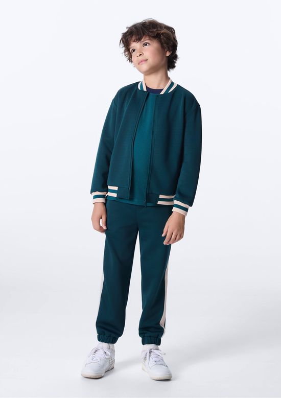 Foto do produto: Calça Infantil Jogger Cós Elástico - Verde