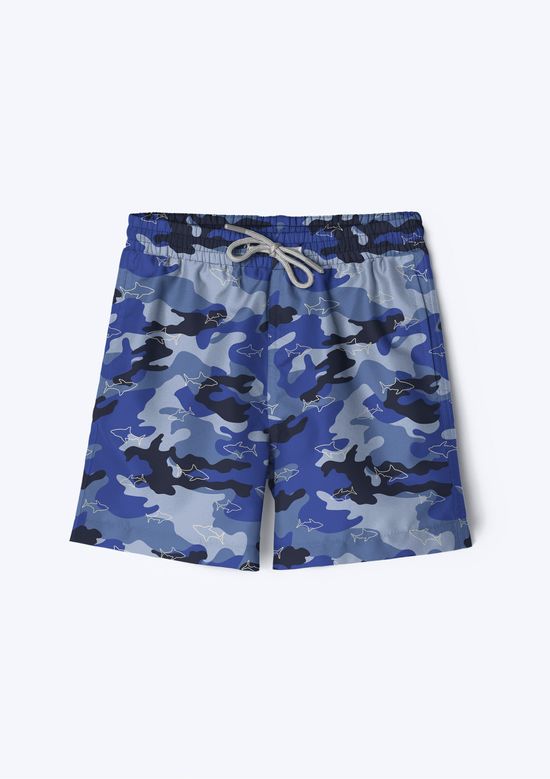 Foto do produto: Shorts Infantil Menino Estampado - Azul