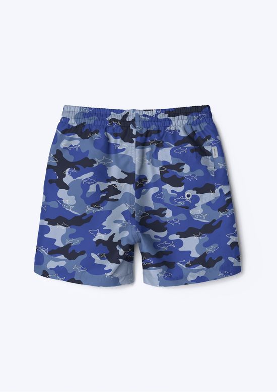 Foto do produto: Shorts Infantil Menino Estampado - Azul
