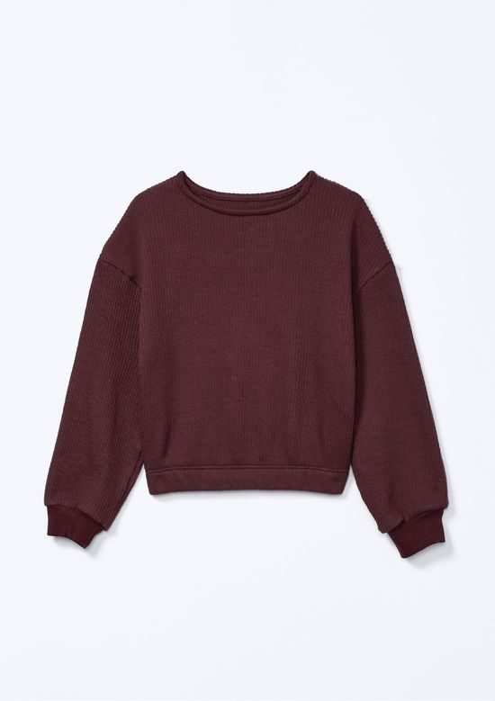 Foto do produto: Blusa Infantil Menina Decote Redondo - Marrom