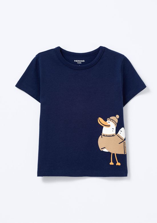 Foto do produto: Camiseta Infantil Menino Toddler Com Estampa - Azul