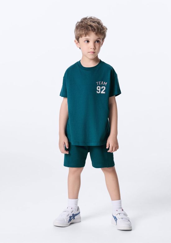 Foto do produto: Conjunto Curto Infantil Menino Com Estampa - Verde