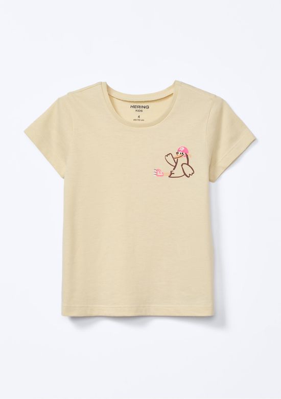 Foto do produto: Blusa Infantil Menina Toddler Com Estampa - Amarelo