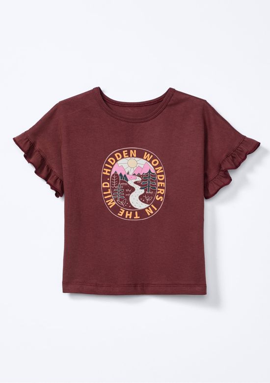 Foto do produto: Conjunto Infantil Menina Estampado - Marrom