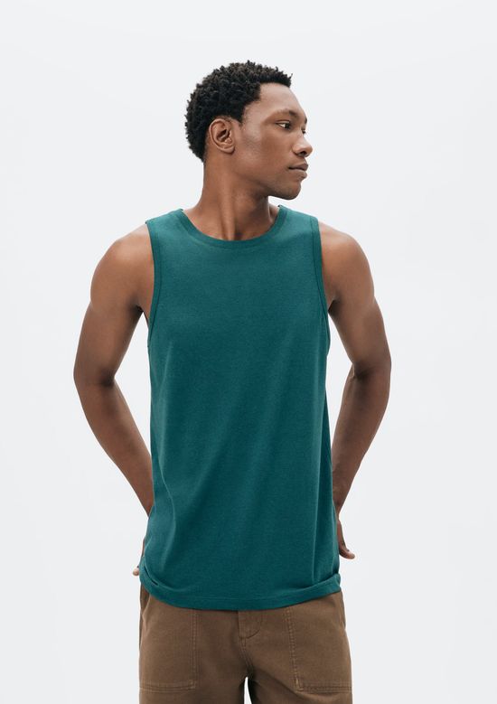 Foto do produto: Regata Masculina Em Malha - Verde