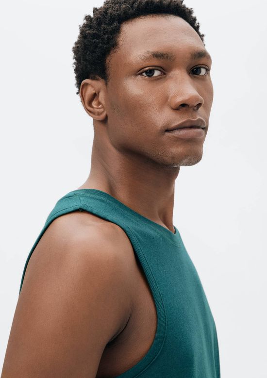 Foto do produto: Regata Masculina Em Malha - Verde