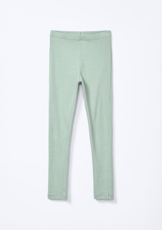 Foto do produto: Calça Legging Básica Infantil Menina Em Ribana - Verde