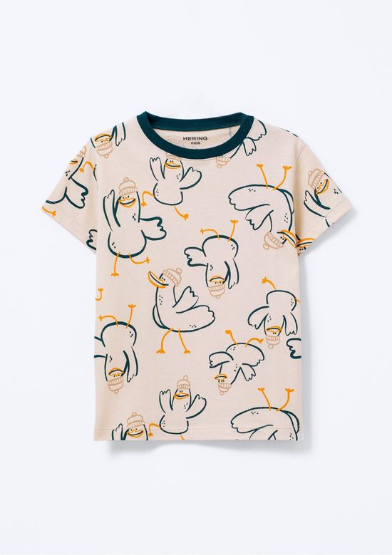 Foto do produto: Camiseta Infantil Menino Toddler Oversized - Nude