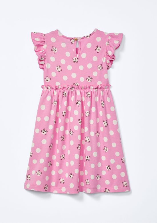 Foto do produto: Vestido Infantil Toddler Com Babado - Rosa