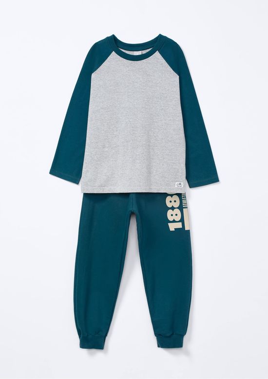 Foto do produto: Conjunto Infantil Menino Moletinho Jogger - Verde