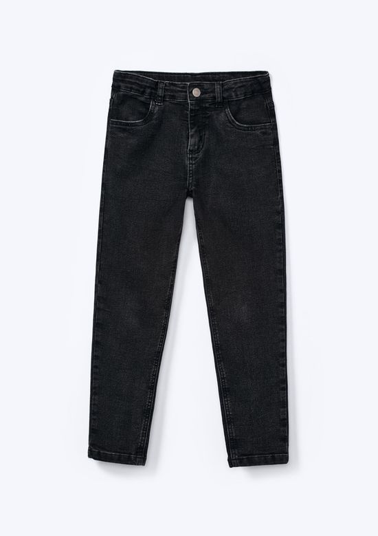 Foto do produto: Calça Jeans Slim Infantil Menino - Preto