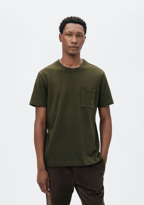 Foto do produto: Camiseta Masculina Comfort Sobreposta - Verde