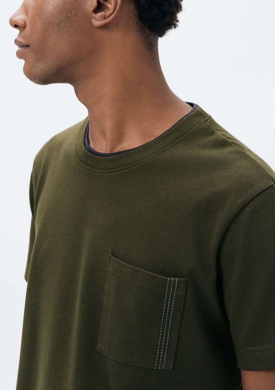 Foto do produto: Camiseta Masculina Comfort Sobreposta - Verde