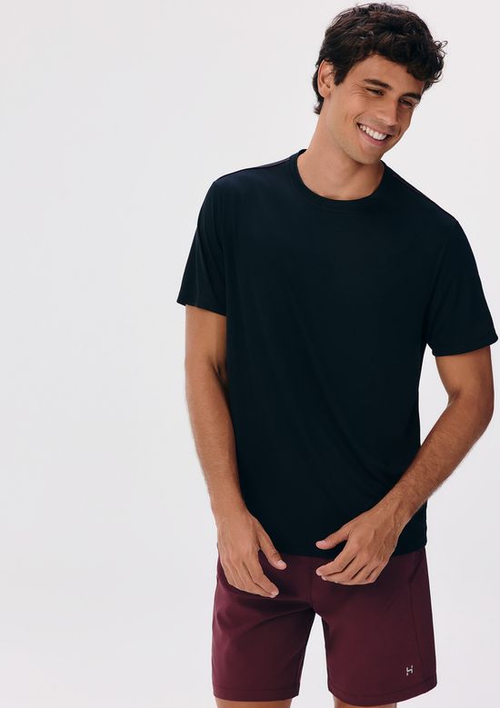 Foto do produto: Camiseta Esportiva Masculina Proteção UV - Preto