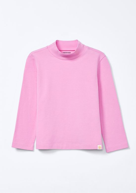 Foto do produto: Blusa Infantil Menina Toddler Gola Alta - Rosa