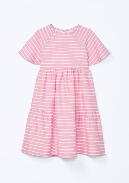 Foto do produto: Vestido Infantil Menina Decote Quadrado - Rosa
