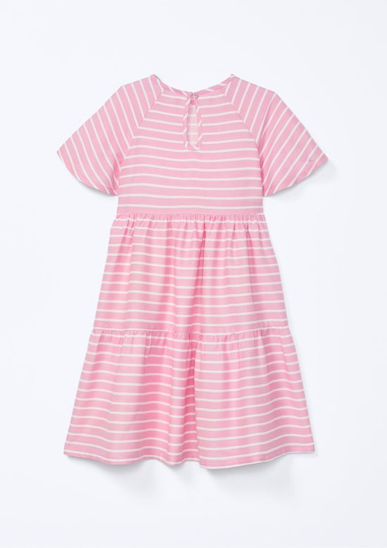 Foto do produto: Vestido Infantil Menina Decote Quadrado - Rosa