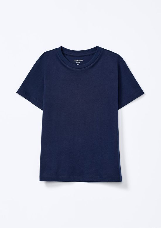 Foto do produto: Camiseta Básica Infantil Menino Manga Curta Slim - Azul