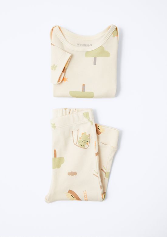 Foto do produto: Conjunto Bebê Unissex Decote Anjinho - Laranja